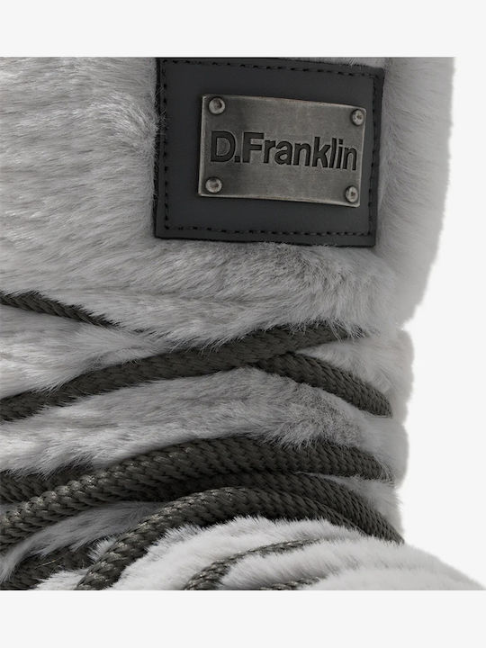 Nordic Trk Women's Snow Boots with Fur Gray