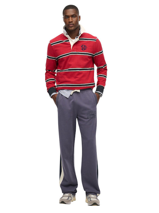 Ovin Sweatpants with Elastic Fiu Purple