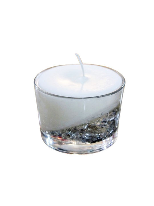 Gerakis Aromatic Candle In Silver Jar 8.2x5.8cm 003956