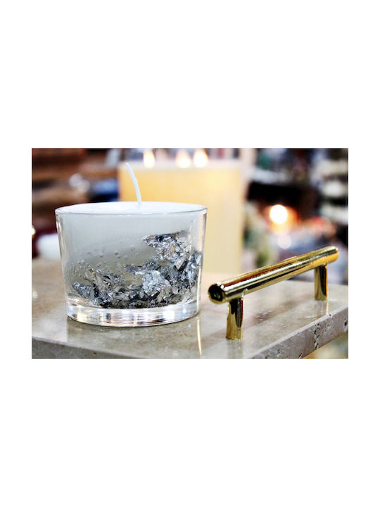 Gerakis Aromatic Candle In Silver Jar 8.2x5.8cm 003956