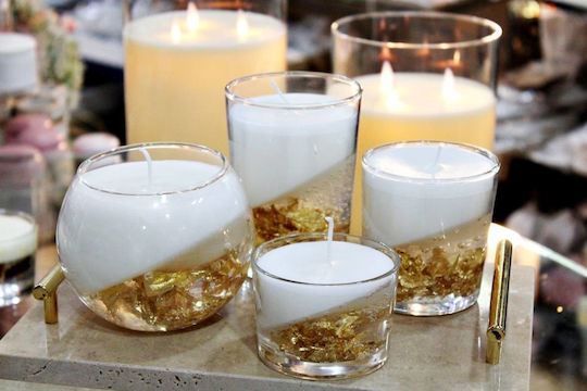 Gerakis Lumânare Aromatică în Borcan Auriu