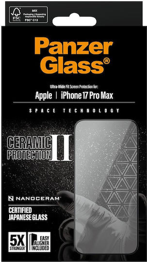 PanzerGlass Ceramic Screen Protector (iPhone 17 Pro Max / iPhone 16 Pro Max)