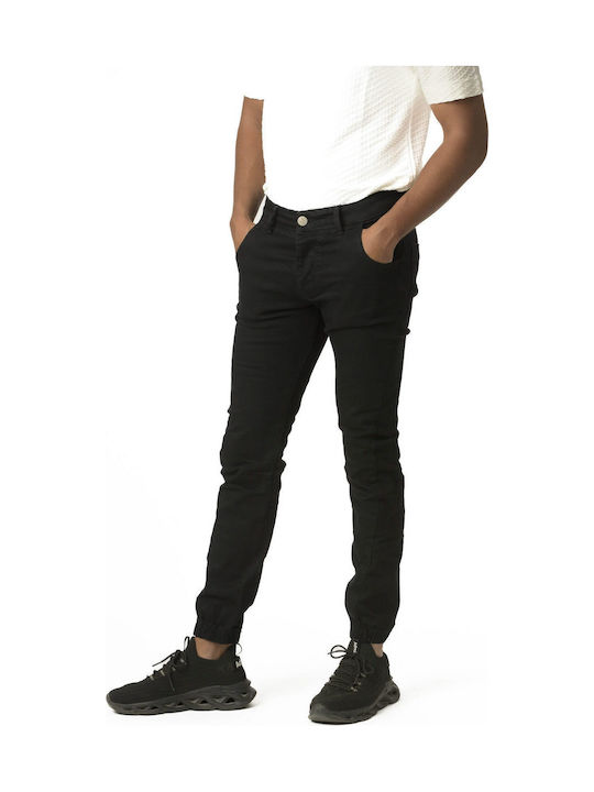 Men's Jeans Pants with Slim Fit Black