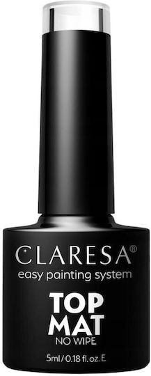Claresa No Wipe Top Coat for UV LED Matte 5ml