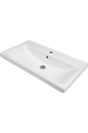 Set Unitate De Mobilier Pentru Baie Cu Chiuvetă Și Oglindă – Matt Antracit Mdf 80x60x45cm