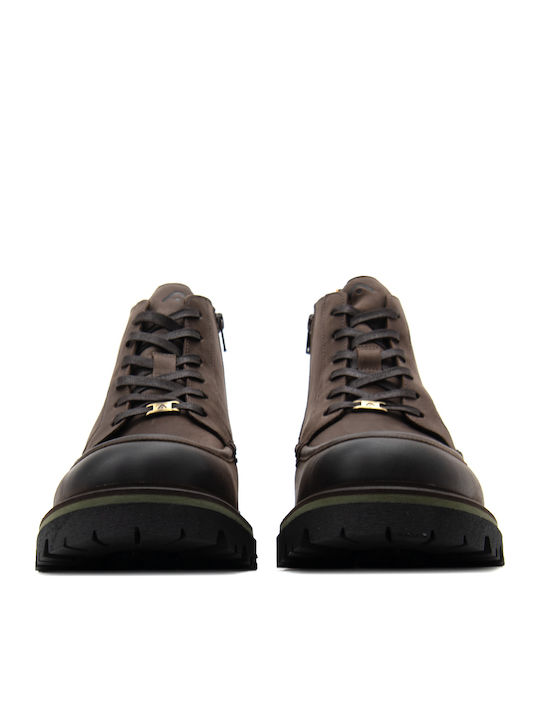 Ambitious Μποτάκια Casual Καφέ 13720-7114AM