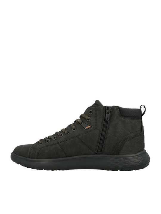 Black Men's Boots Waterproof Anatomical