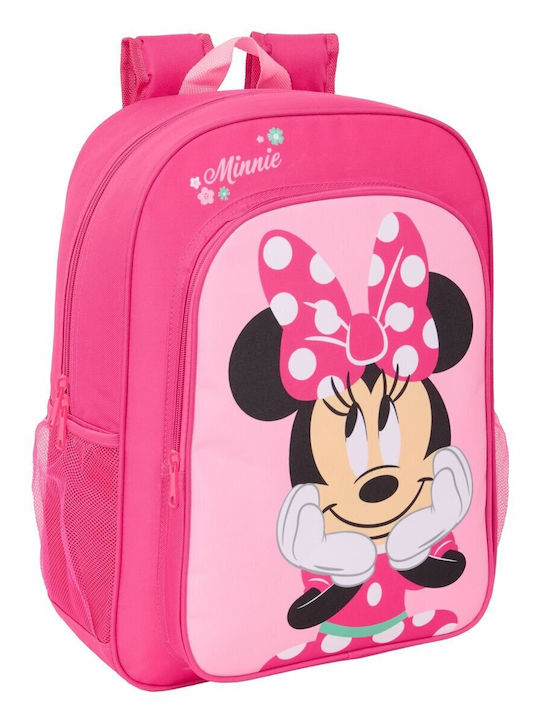 Minnie Mouse Σχολική Τσάντα Τρόλεϊ Νηπιαγωγείου Ροζ