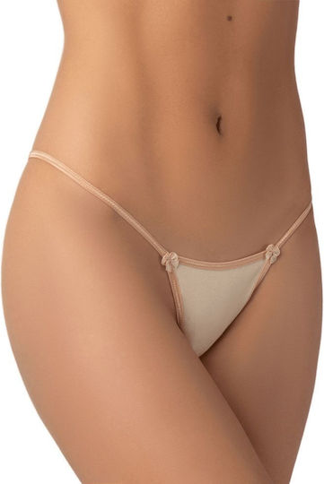 Milena by Paris Γυναικείο Sexy Slip Μπεζ