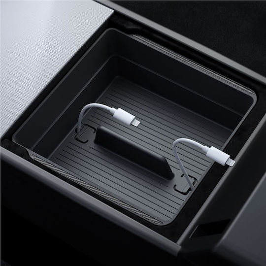 Spigen Tesla Armrest Console Organizer Black Tesla Model 3 2024 Acp07409