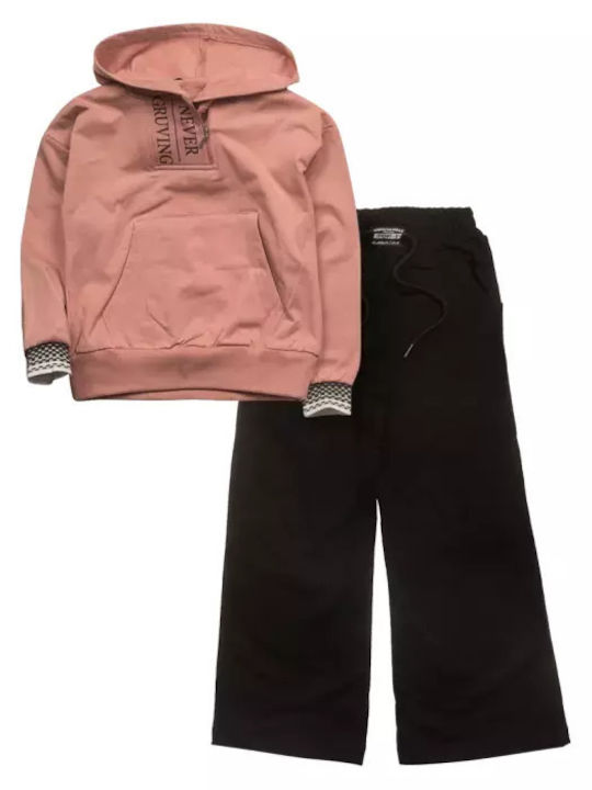 Kinder Trainingsanzüge Mit Bluse Schwarz 2 Stück