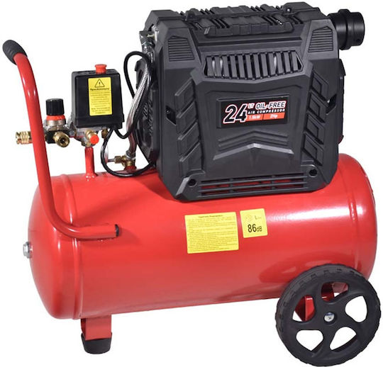 Unimac Air Compressors with Power 2hp and Airtank 24lt 602048