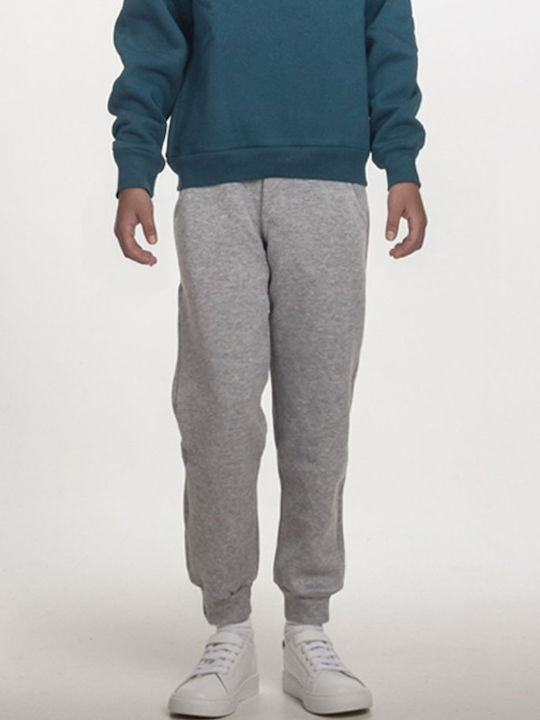 Kids Sweatpants Set Petrol, Grey Melange 2pcs Records