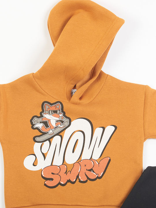 Παιδικό Σετ Φόρμας Μουσταρδί 2τμχ