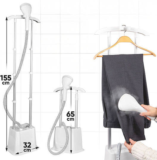 Clatronic Garment Steamer Hand 1600W with Tank 1.2lt White