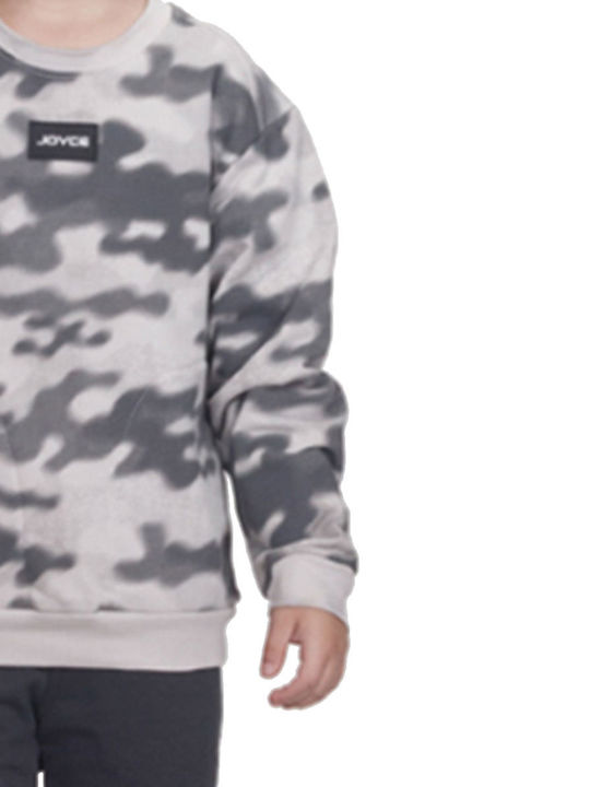 Kids Sweatpants Set Grey-anthracite 2pcs