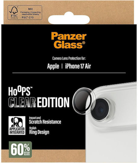 PanzerGlass Hoops Camera Protection Tempered Glass Transparent for the iPhone Air