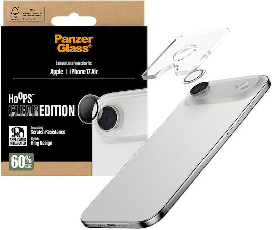 PanzerGlass Hoops Camera Protection Tempered Glass Transparent for the iPhone Air