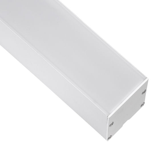 GloboStar Orion Commercial Linear LED Ceiling Light 72W Warm White IP20 Dimmable L120xY7cm