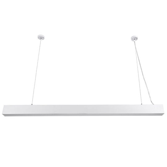 GloboStar Orion Commercial Linear LED Ceiling Light 72W Warm White IP20 Dimmable L120xY7cm