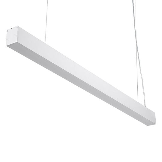 GloboStar Orion Commercial Linear LED Ceiling Light 72W Warm White IP20 Dimmable L120xY7cm