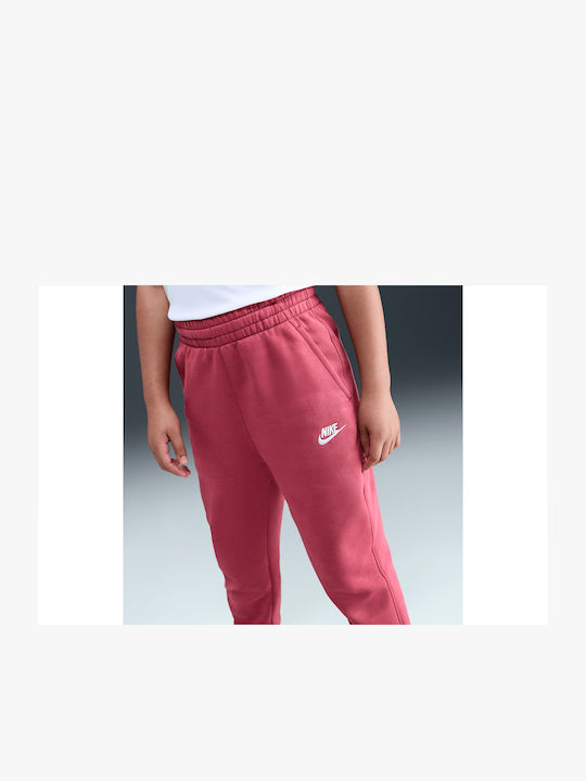 Kids Sweatpants Pink Sportswear Club