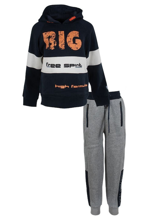 Kids Sweatpants Set Blue 2pcs