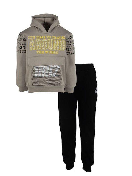 Kids Sweatpants Set Grey 2pcs