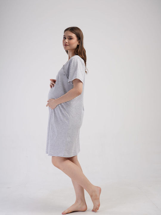 Nachthemd Schwangerschaft Striped