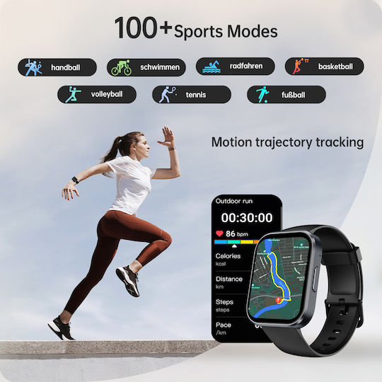 Oukitel BT103 Smartwatch (Negru)