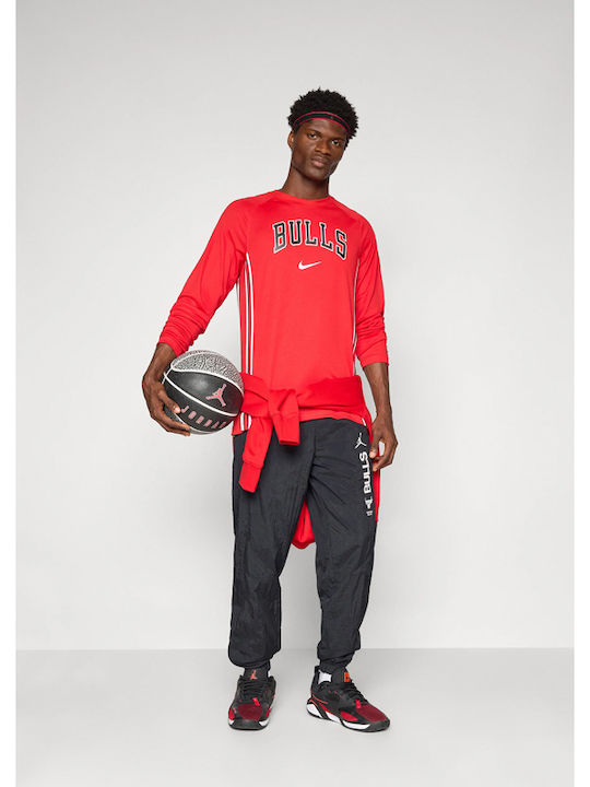 Nba Chicago Bulls Dri-Fit Суитшърт Red