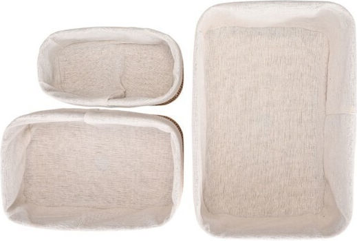 Estia Bamboo Essentials Beige Organizer