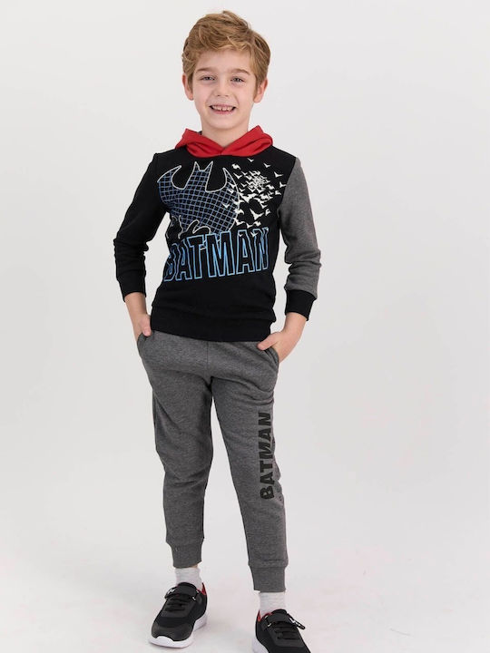 Kinder Sweatpants Set - Jogginganzug Schwarz 2Stück Batman
