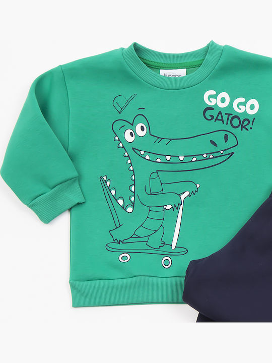 Set Trening Verde-Marin 2 Bucăți Go Go Gator