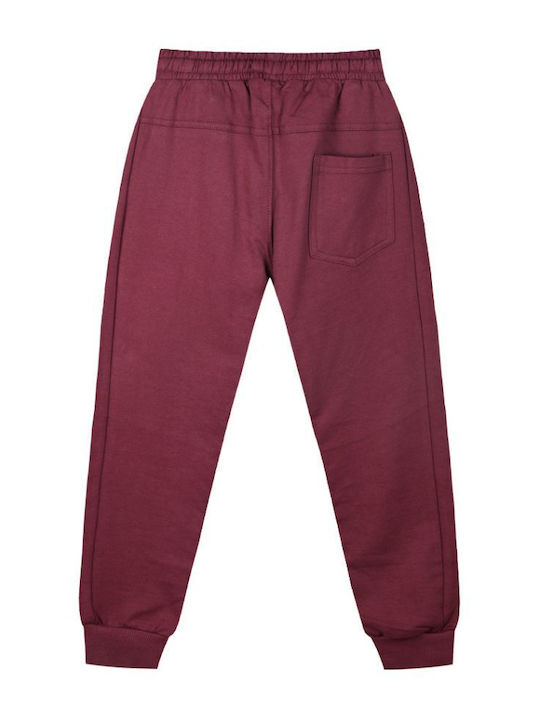 Pantaloni de Trening pentru Copii Burgundy