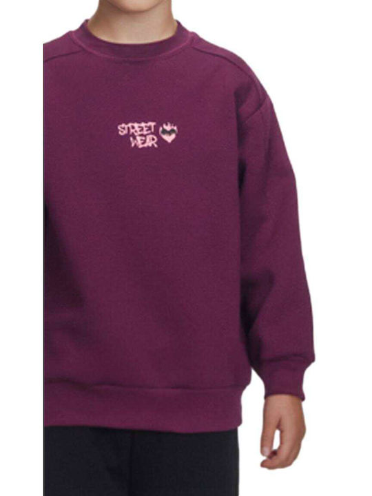 Kids Sweatpants Set Magenta 2pcs