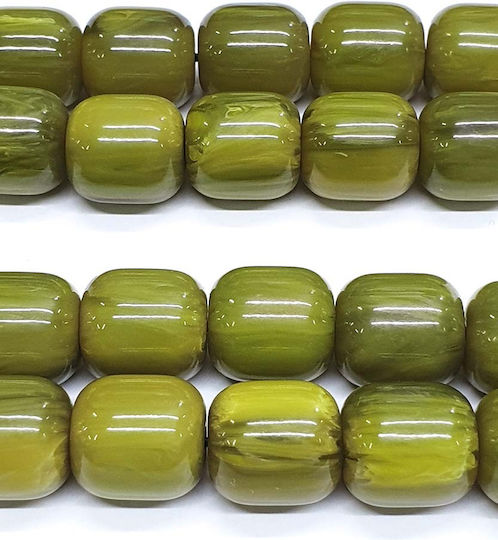 Roloi Komboloi Mastic Worry Beads with 23 Beads Green 37cm