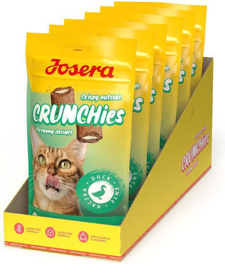 Josera Katzenleckerlis Crunchies Ente 60gr