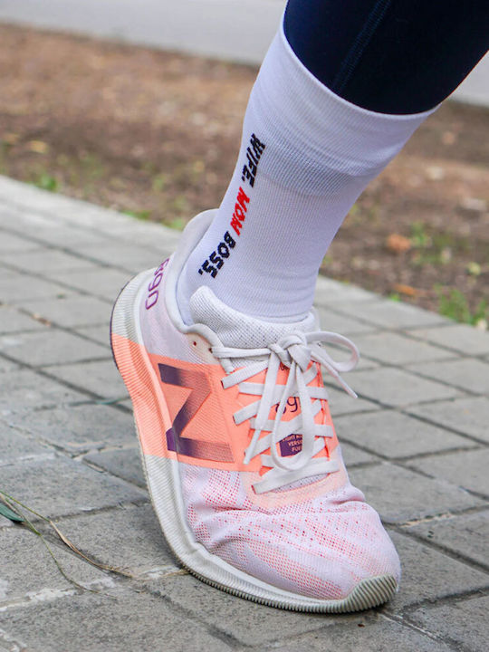 Sporcks Running Κάλτσες Λευκές 1 Ζεύγος