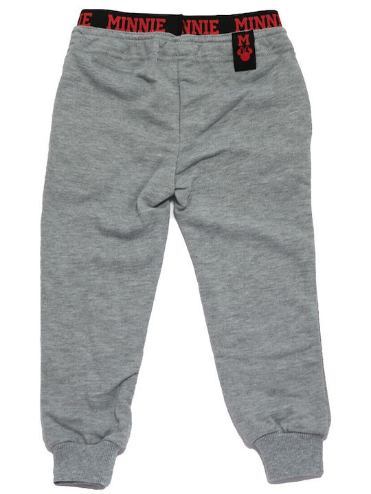 Kids Sweatpants Gray Minnie Mouse