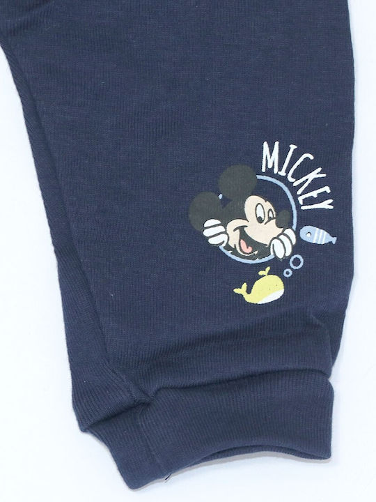 Kids Sweatpants Blue Mickey Mouse