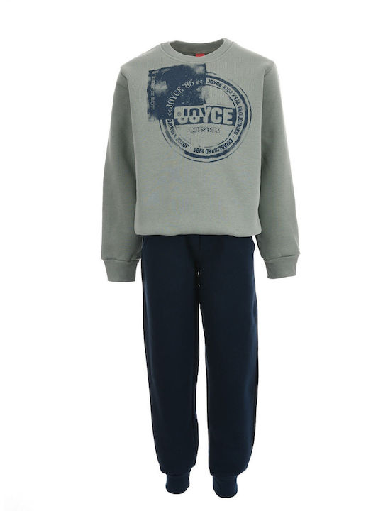 Kids Sweatpants Set Khaki 2pcs