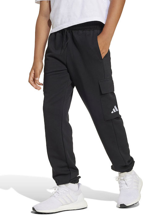Kids Sweatpants Black Essentials Cargo
