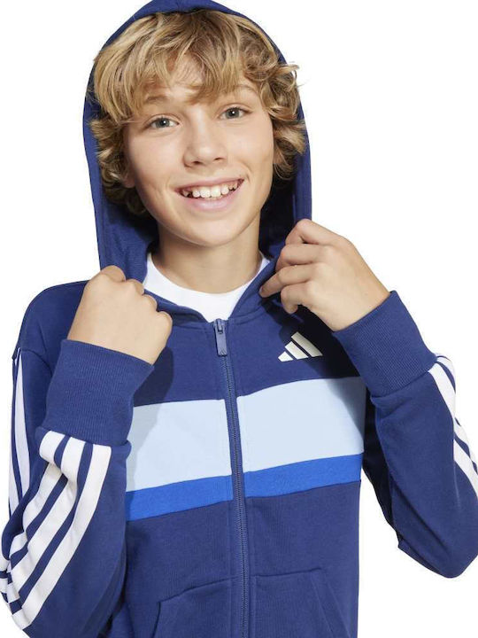 Kinder Sweatpants Set - Jogginganzug Blau 2Stück Essentials Tiberio 3-stripes Track Suit