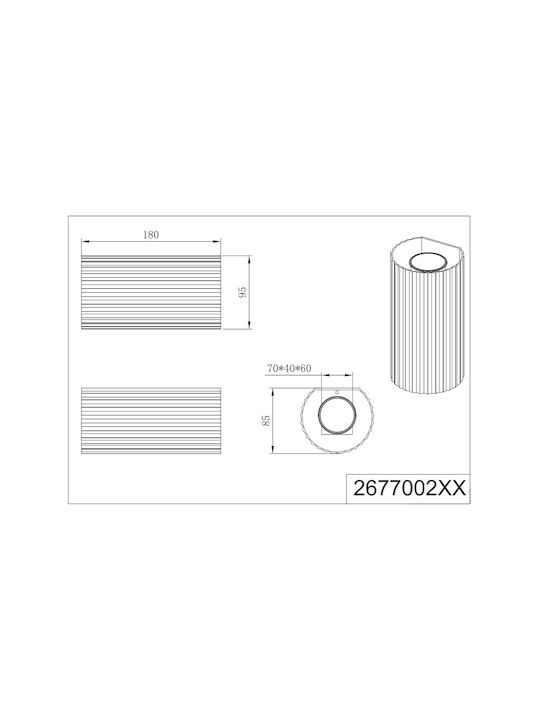 Trio Lighting Soka Σποτ σε Πράσινο Χρώμα