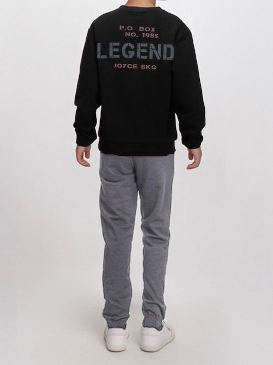 Kinder Sweatpants Set - Jogginganzug Black 2Stück