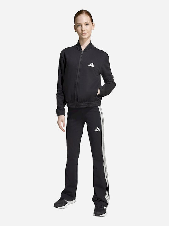 Kinder Trainingsanzüge Mit Jacke Schwarz 2Stücke Tracksuit