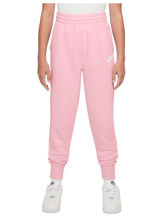 Kids Sweatpants Fuchsia Sportswear Club