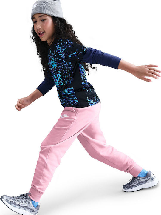 Kids Sweatpants Fuchsia Sportswear Club