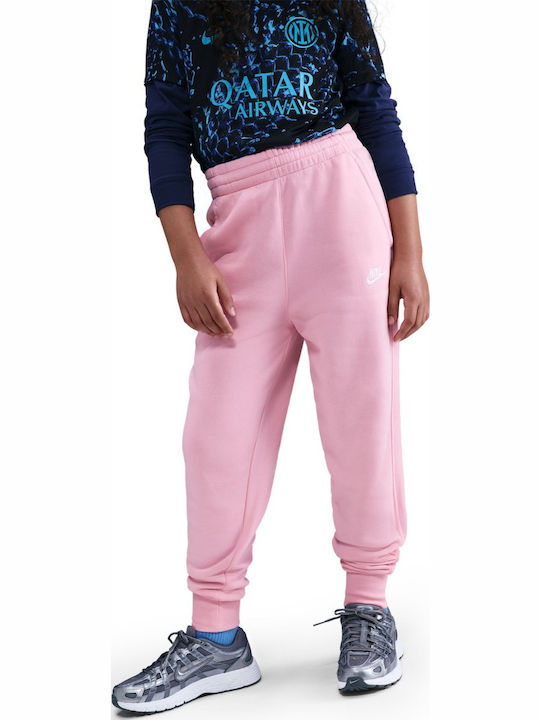 Kids Sweatpants Fuchsia Sportswear Club